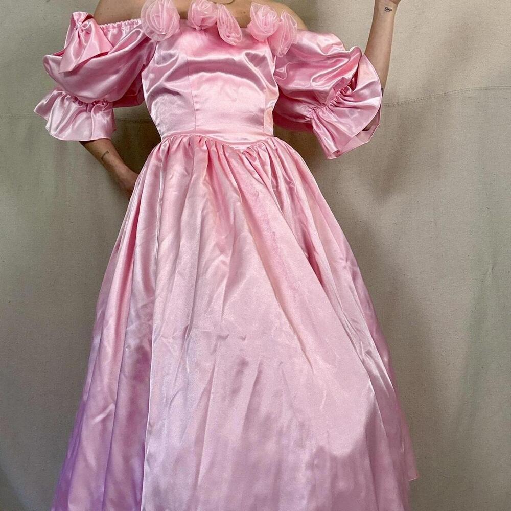 Vintage 80s Princess Gown - Picture 7 of 8